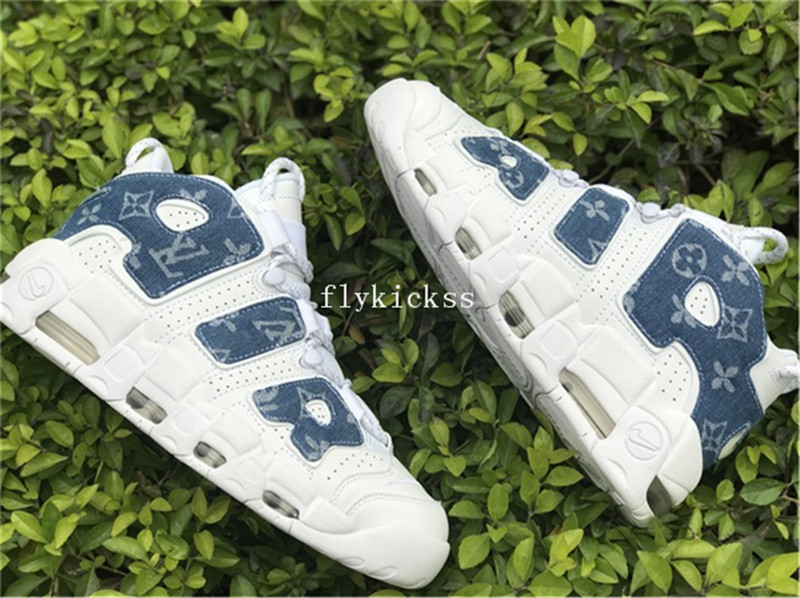 Nike Air More Uptempo 96 White Blue